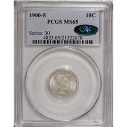 1900-S 10C MS65 PCGS