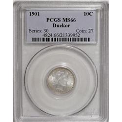 1901 10C MS66 PCGS