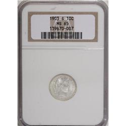1903-S 10C MS65 NGC