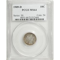 1909-D 10C MS64 PCGS