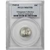 Image 1 : 1945-D 10C MS67 Full Bands PCGS
