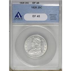 1828 25C 25/50C XF45 ANACS