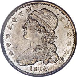 1834 25C MS64 PCGS