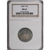 Image 1 : 1844 25C MS63 NGC
