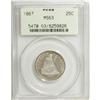 Image 3 : 1867 25C MS63 PCGS