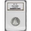 Image 1 : 1869 25C PR62 Cameo NGC