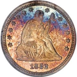 1882 25C PR67 NGC