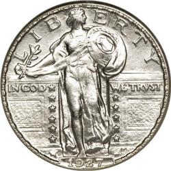 1927-D 25C MS65 Full Head NGC