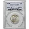 Image 1 : 1929 25C MS65 Full Head PCGS