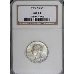 1932-S 25C MS63 NGC