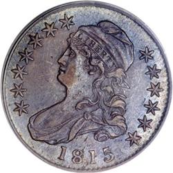 1815/2 50C AU53 PCGS