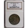 Image 1 : 1827 50C Square Base 2 MS62 NGC