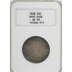 1838 50C AU58 NGC