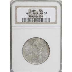 1839 50C AU55 NGC