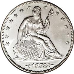 1873 50C Arrows MS64 PCGS