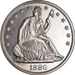 1880 50C MS66 Prooflike PCGS