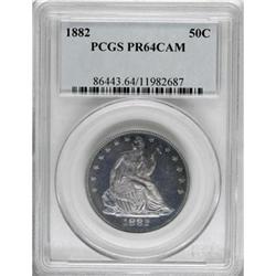 1882 50C PR64 Cameo PCGS