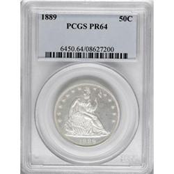 1889 50C PR64 PCGS