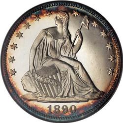 1890 50C PR67 Ultra Cameo NGC
