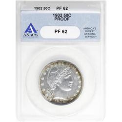 1902 50C PR62 ANACS