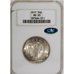 1917 50C MS65 NGC