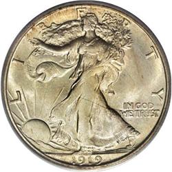 1919-S 50C MS64 PCGS