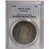 Image 1 : 1795 $1 Flowing Hair, Three Leaves AG3 PCGS