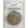 Image 3 : 1795 $1 Flowing Hair, Three Leaves XF45 PCGS