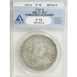 1797 $1 ANACS Fine 12 Details B-3 BB-71