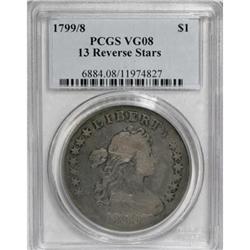 1799/8 $1 13 Stars Reverse VG8 PCGS