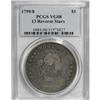 Image 1 : 1799/8 $1 13 Stars Reverse VG8 PCGS