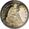 Image 1 : 1867 $1 PR64 Cameo PCGS