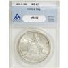 Image 3 : 1876-S T$1 MS62 ANACS