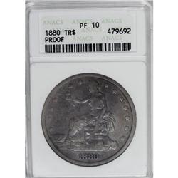 1880 T$1 PR10 ANACS