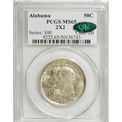 1921 50C Alabama 2x2 MS65 PCGS