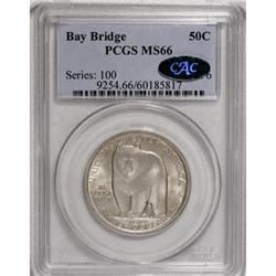 1936-S 50C Bay Bridge MS66 PCGS
