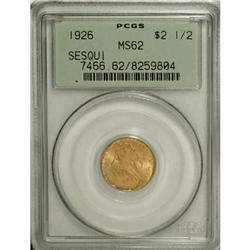 1926 $2 1/2 Sesquicentennial MS62 PCGS