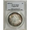 Image 3 : 1879-CC $1 Capped Die MS61 PCGS
