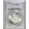 Image 1 : 1881-CC $1 MS65 PCGS