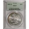 Image 1 : 1881-S $1 MS67 PCGS