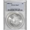 Image 3 : 1883-CC $1 MS67 PCGS