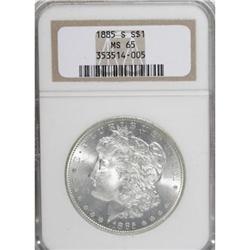 1885-S $1 MS65 NGC