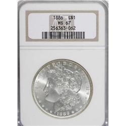 1886 $1 MS67 NGC