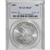 Image 3 : 1887 $1 MS67 PCGS