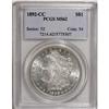 Image 1 : 1892-CC $1 MS62 PCGS