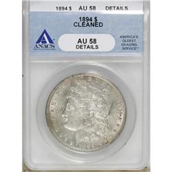 1894 $1 AU58 Details ANACS