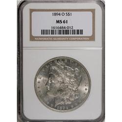 1894-O $1 MS61 NGC