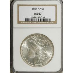 1898-O $1 MS67 NGC
