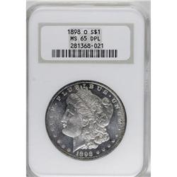 1898-O $1 MS65 Deep Mirror Prooflike NGC