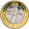 Image 1 : 2000-W $10 Library of Congress PR70 Deep Cameo